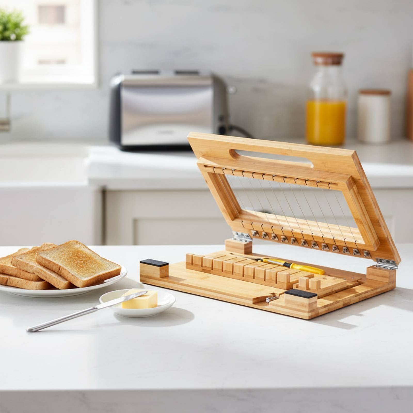 Tools In Workshop - Bamboo Soap Cutter 2-in-1 Design Handmade