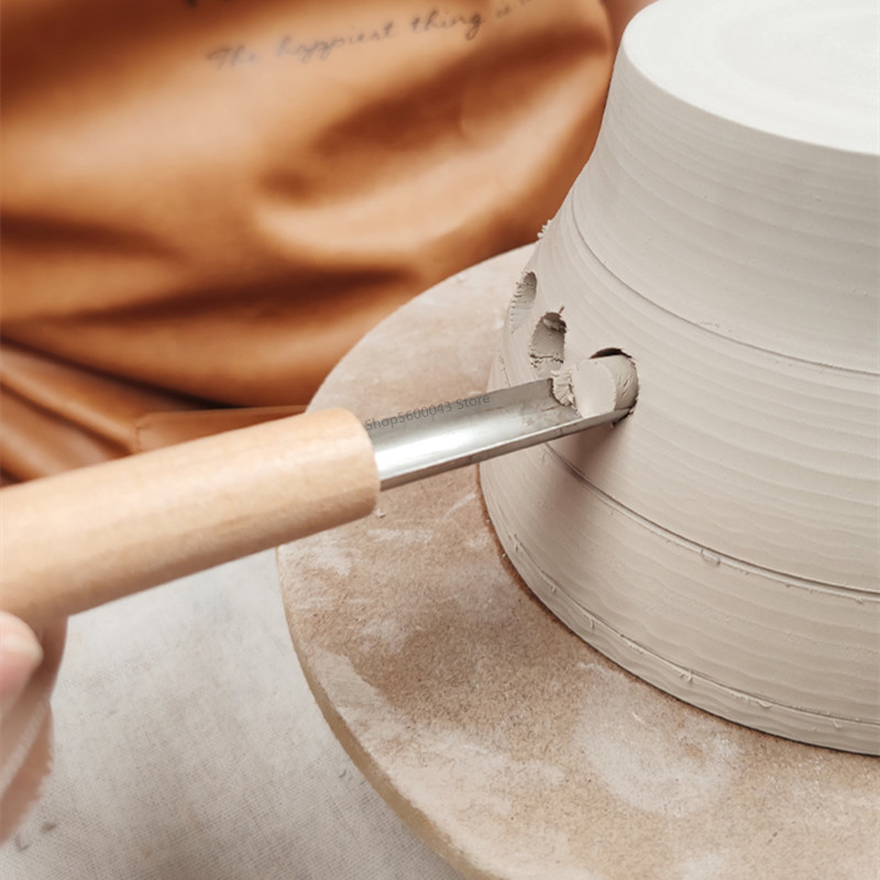 Pottery Tool Puncher 4 Pieces/ - Chisel Set Wood のレビューと価格