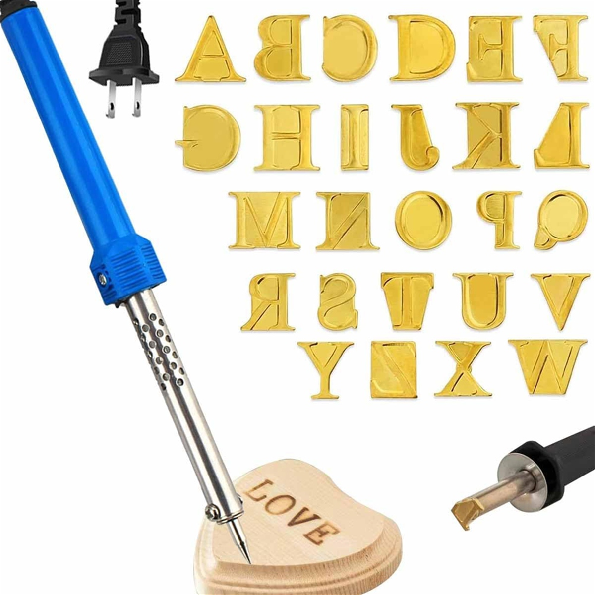 New Wood Burner with Letters S - Chisel Set Wood のレビューと価格