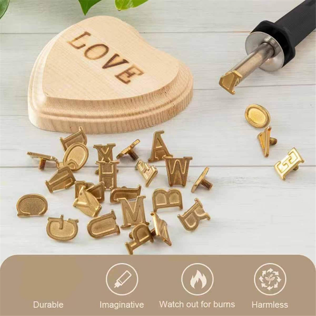 New Wood Burner with Letters S - Chisel Set Wood のレビューと価格