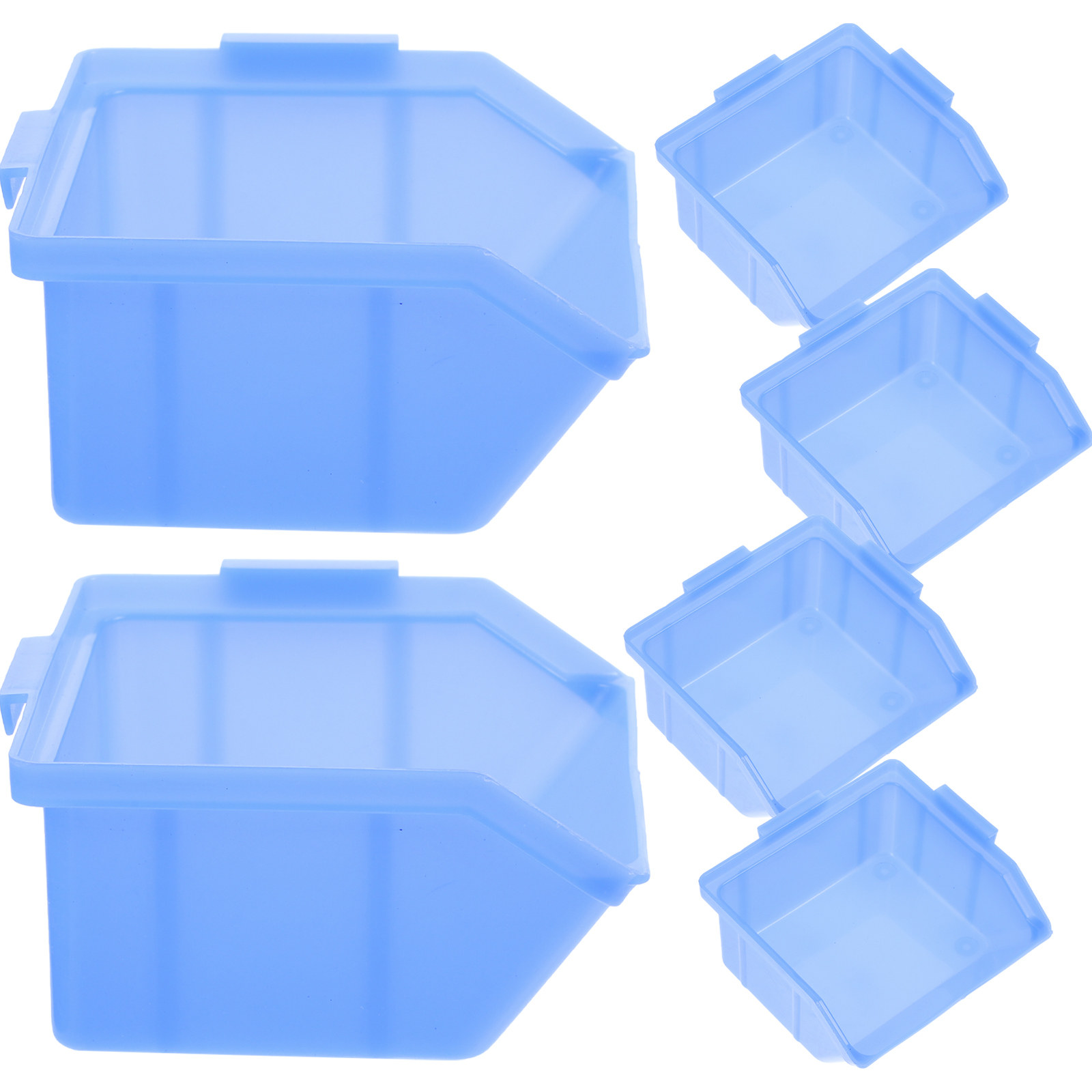 6Pcs Heavy Duty PP Plastic Par - Tools Box For Workshop のレビューと価格
