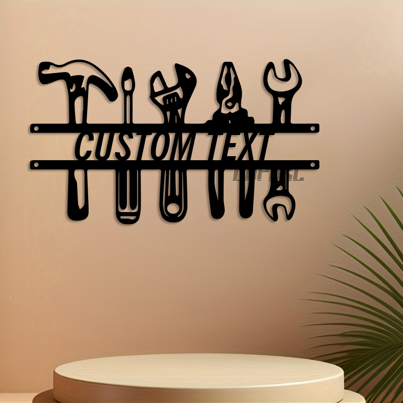 DIY Industrial Style Iron Wall - Workshop Tools With Name のレビューと価格