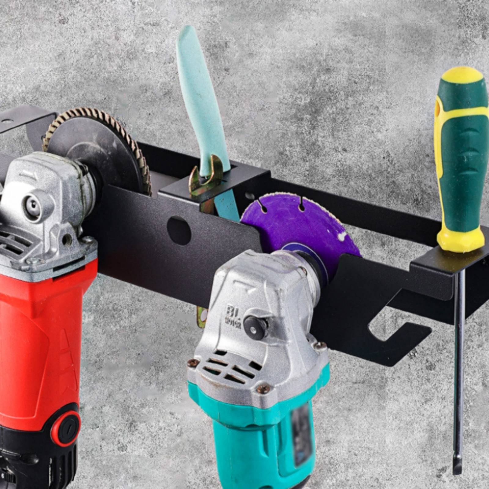 4 Bay Angle Grinder Rack Heavy - Tools In Workshop のレビューと価格