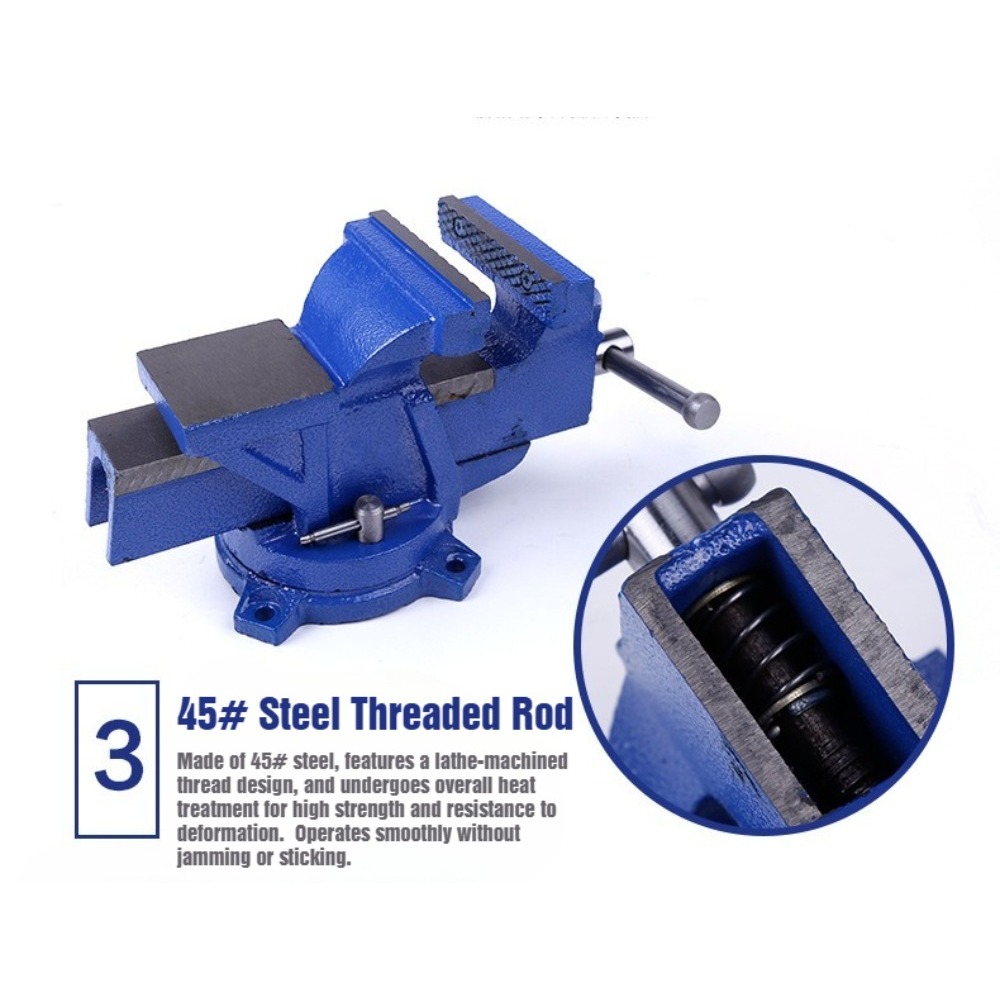 6-Inch Heavy Duty Bench Vise N - Bench Vise Swivel のレビューと価格