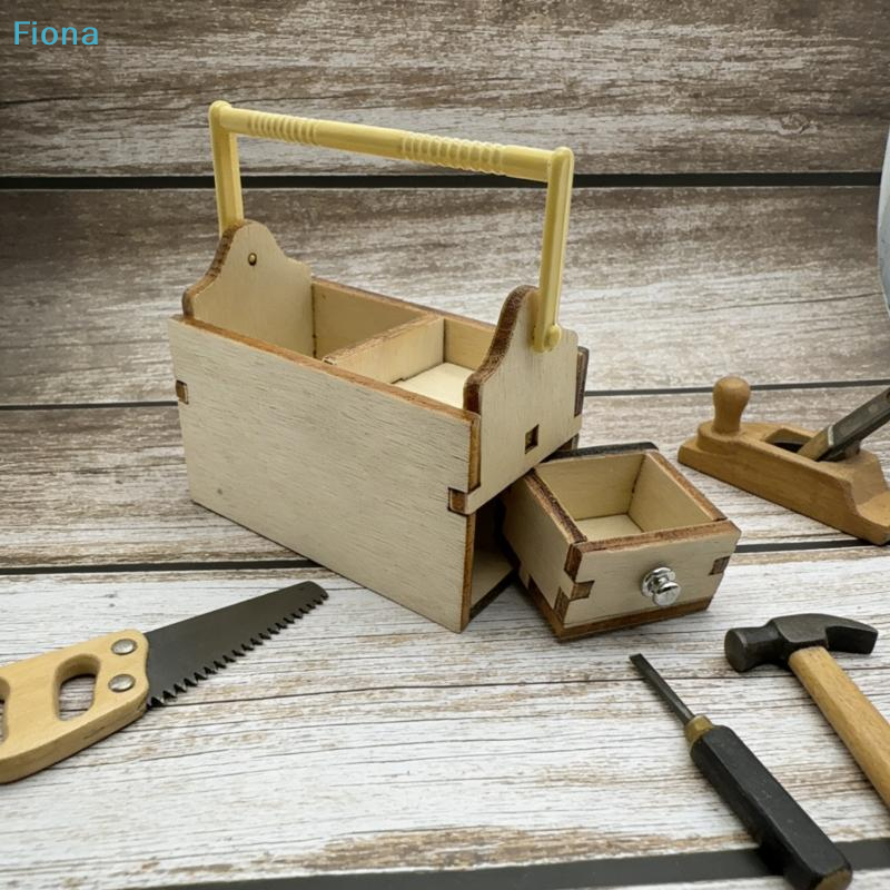 ✔1/12 Dollhouse Mini Wooden To - Tools Box For Workshop のレビューと価格
