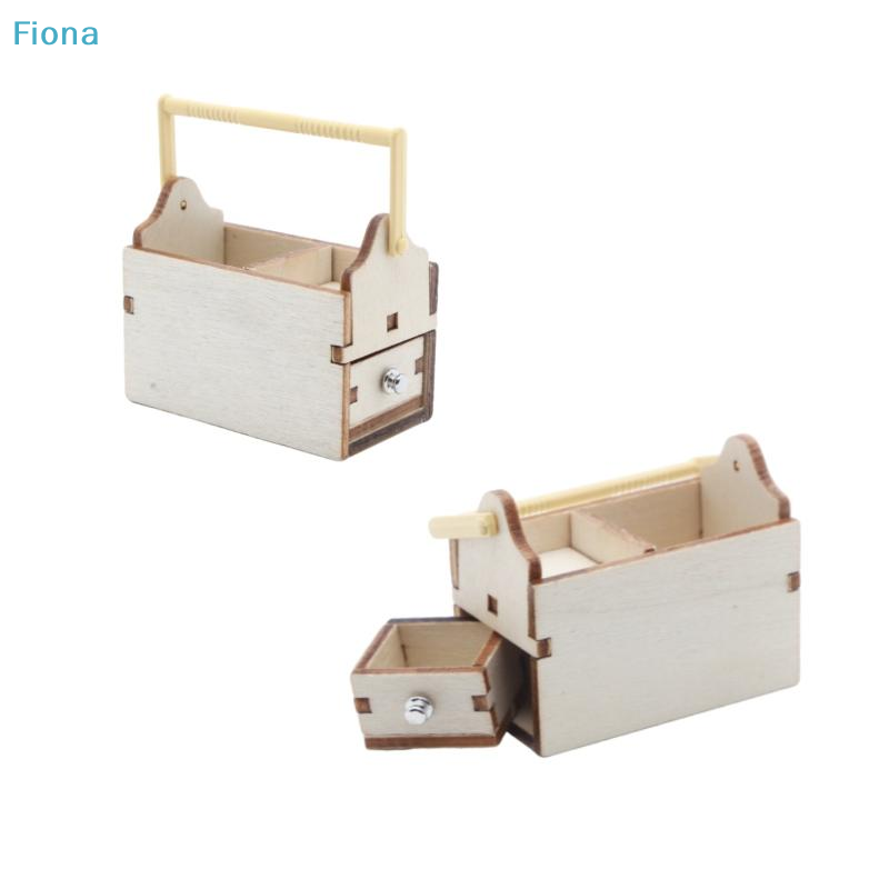 ✔1/12 Dollhouse Mini Wooden To - Tools Box For Workshop のレビューと価格