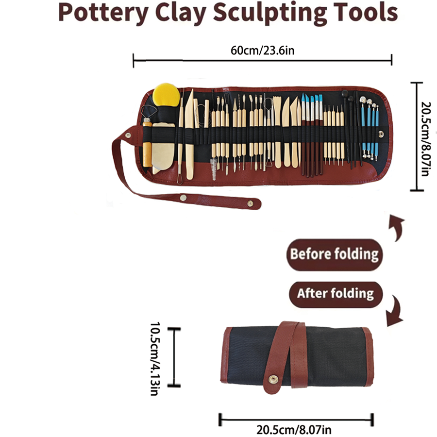 Pottery Clay Sculpting Tools K - Chisel Set Wood のレビューと価格