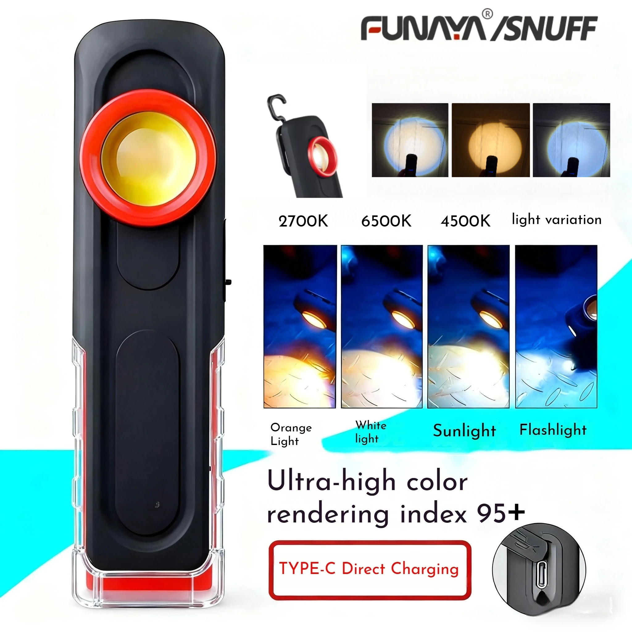 FUNAYA Portable Flashlight Car - Tools In Workshop のレビューと価格