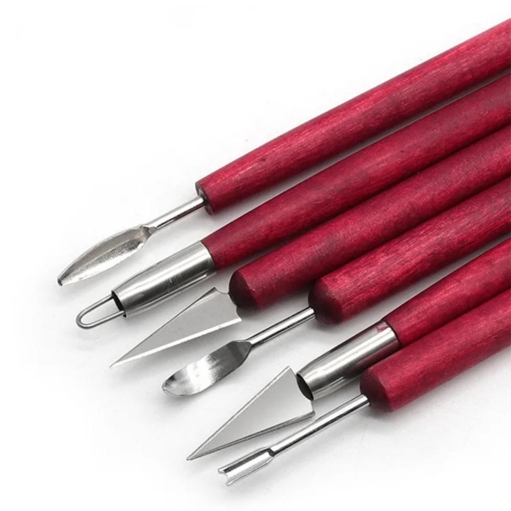 6PCS Sculpting Tool Pottery Wo - Chisel Set Wood のレビューと価格