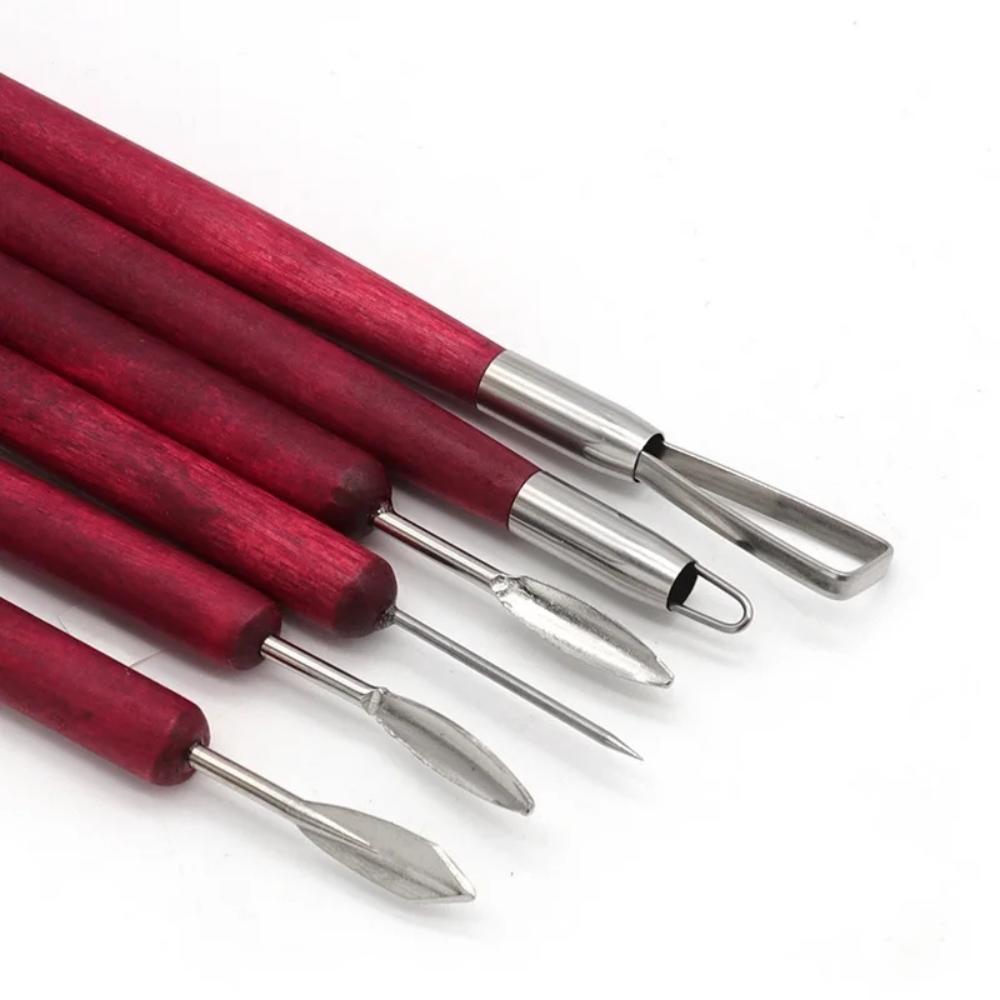 6PCS Sculpting Tool Pottery Wo - Chisel Set Wood のレビューと価格