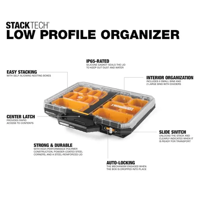 TOUGHBUILT TB-B1-O-10 STACKTEC - Tools Box For Workshop のレビューと価格