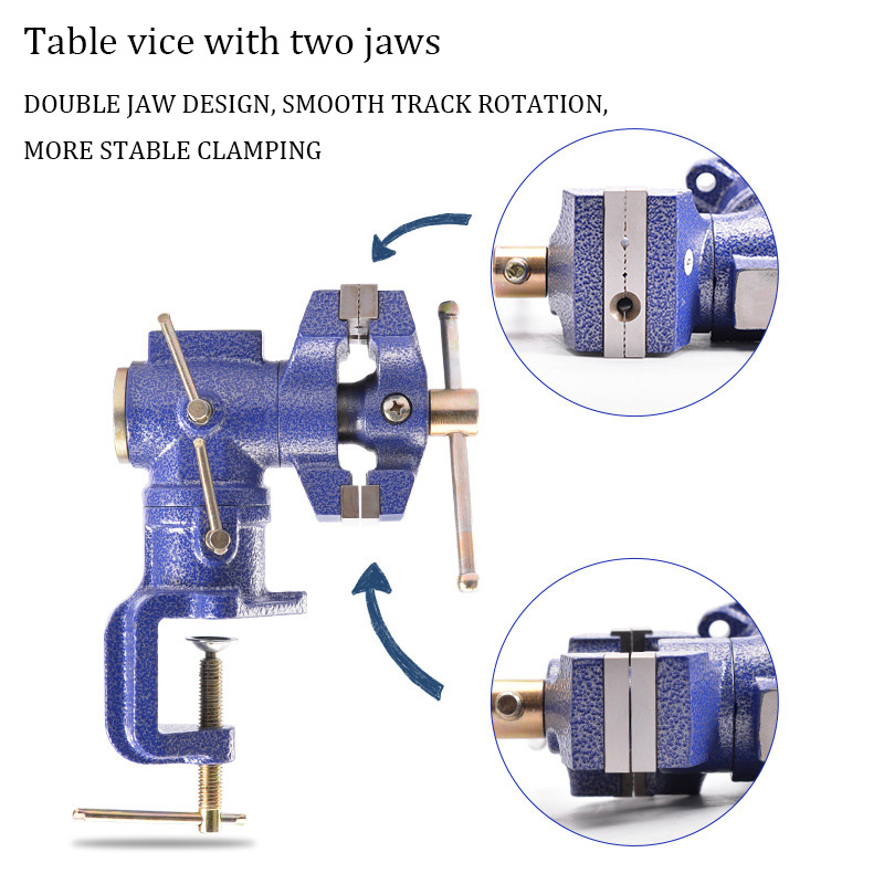 Double Jaw Table Vise Swivel B - Bench Vise Swivel のレビューと価格