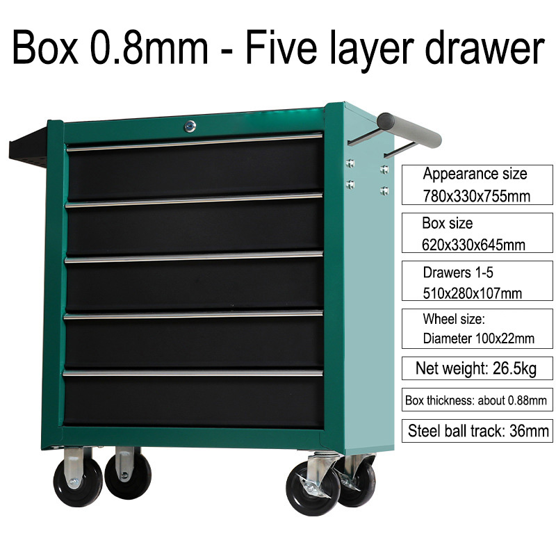 5 Drawer Storage Tool Box Trol - Tools Box For Workshop のレビューと価格