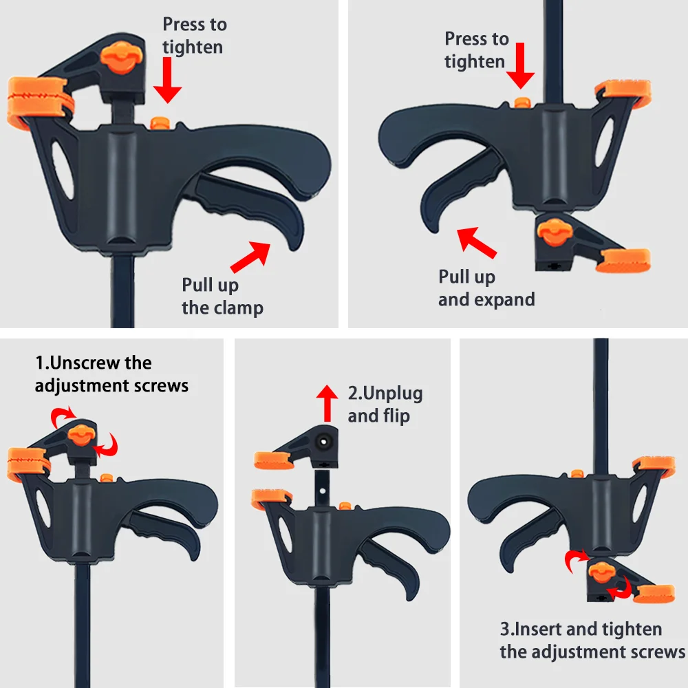 4/6/8 Inch F-Style Woodworking - Clamp Set F Style のレビューと価格