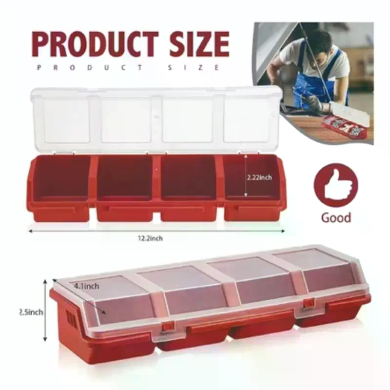 Screw Organizer Box Plastic 4  - Tools Box For Workshop のレビューと価格