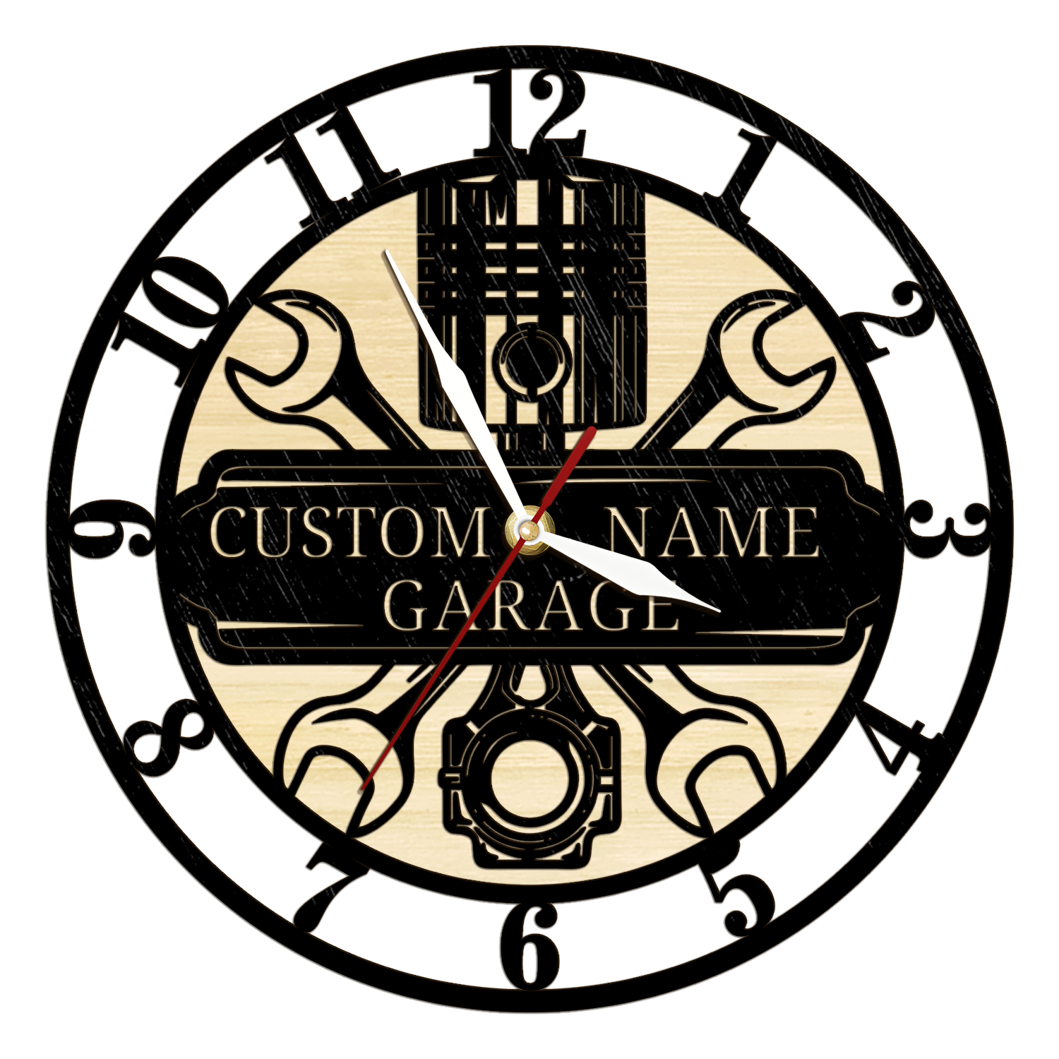 Custom Garage Tools Wooden Wal - Workshop Tools With Name のレビューと価格