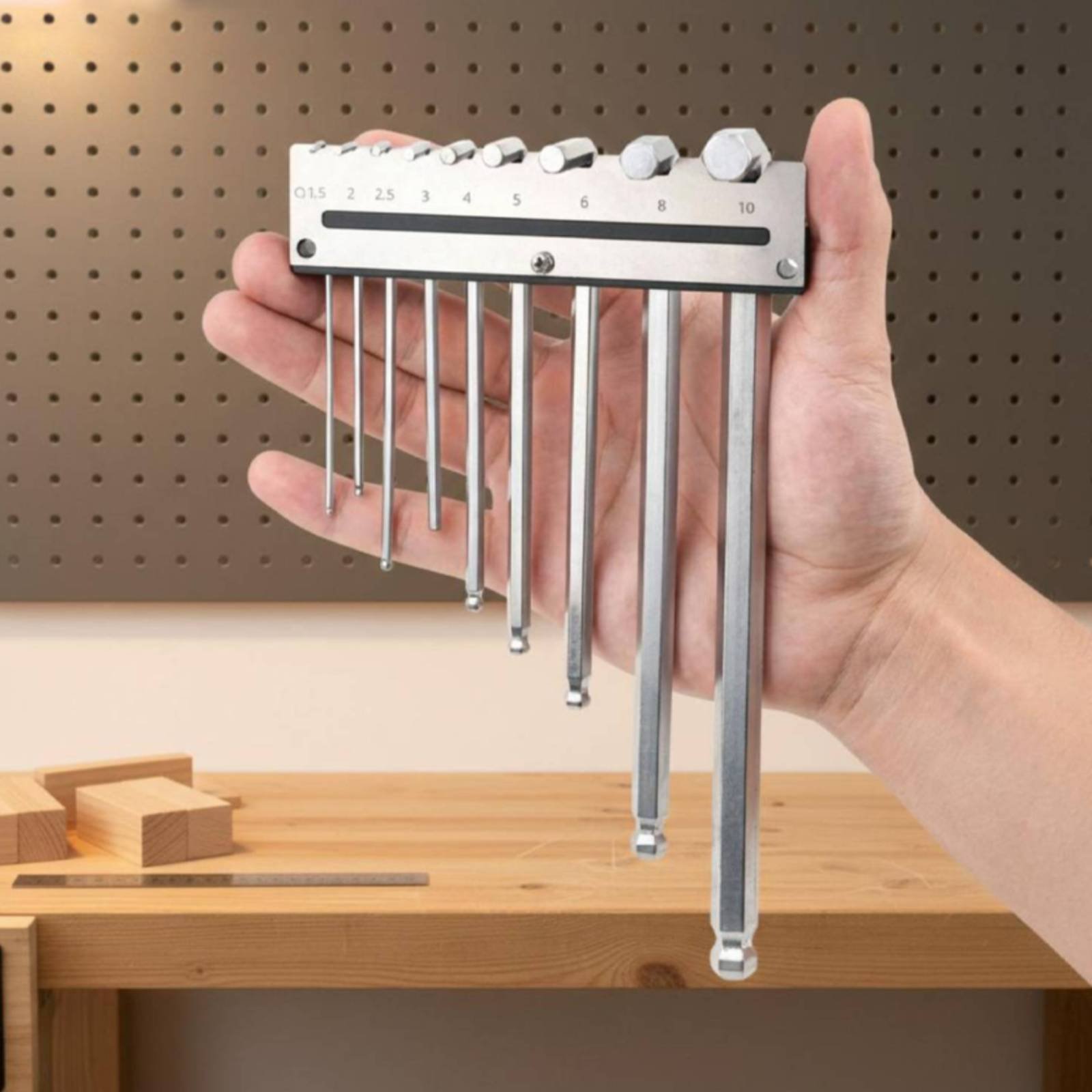 Wall Mounted Hex Key Holder Me - Tools In Workshop のレビューと価格