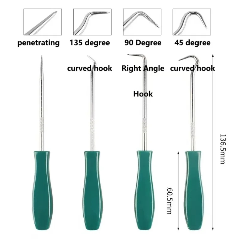 4Pcs 135mm Oil Seal Pick Hooks - Workshop Tools Kit のレビューと価格