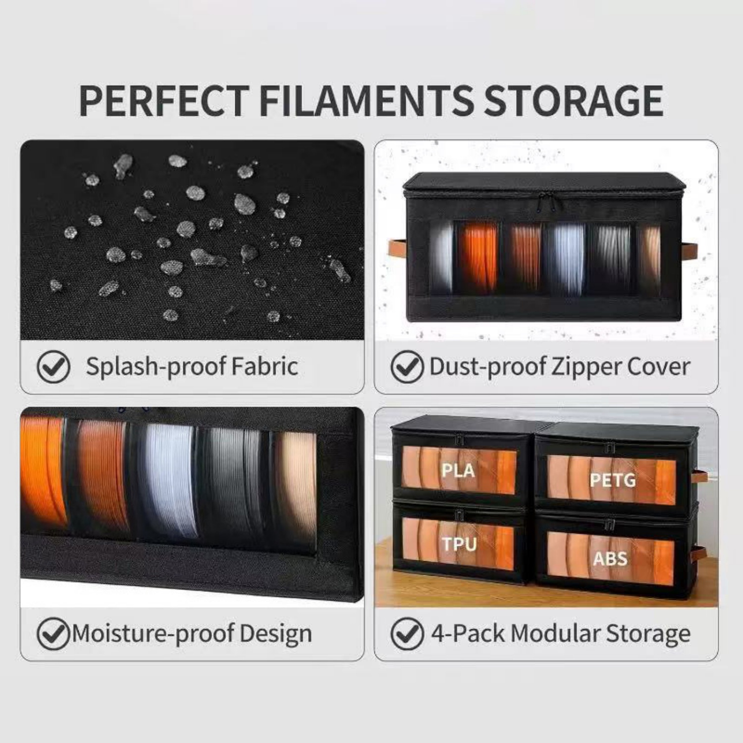 1/2/4pcs 3D Printer Filament S - Tools Box For Workshop のレビューと価格