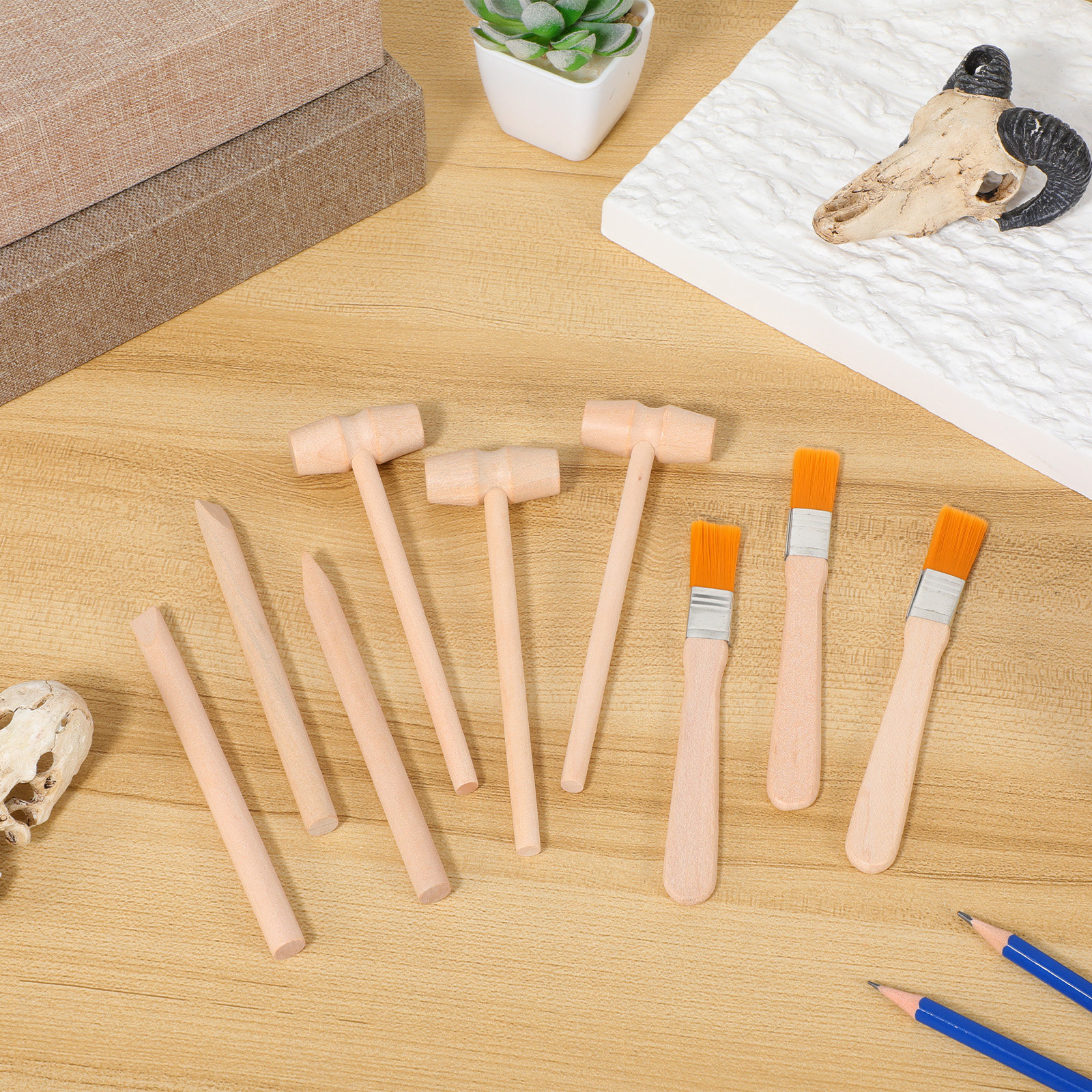 3Sets Dinosaur Digging Tools E - Chisel Set Wood のレビューと価格