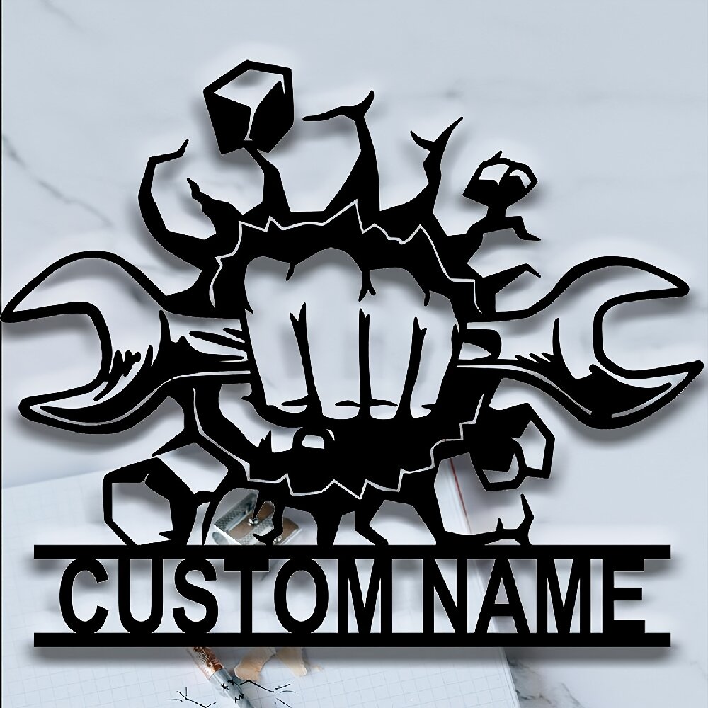 Custom Metal Workshop Wall Sig - Workshop Tools With Name のレビューと価格
