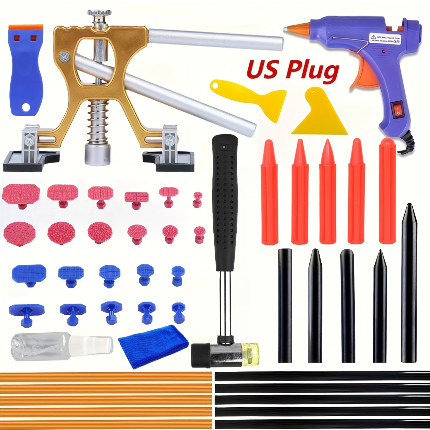 New Adjustable Car Auto Dent R - Workshop Tools Kit のレビューと価格