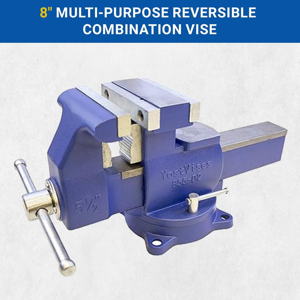 8 Heavy-Duty Reversible Pipe a - Bench Vise Swivel のレビューと価格