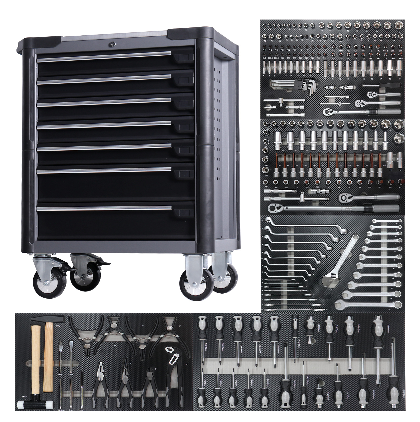 Pro 7-Draw Rolling Tools Cabin - Tools Box For Workshop のレビューと価格