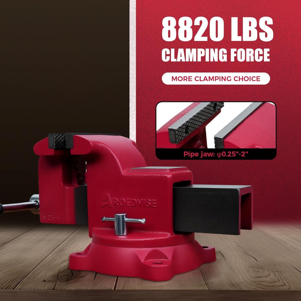 Heavy Duty Bench Vise 360 Degr - Bench Vise Swivel のレビューと価格