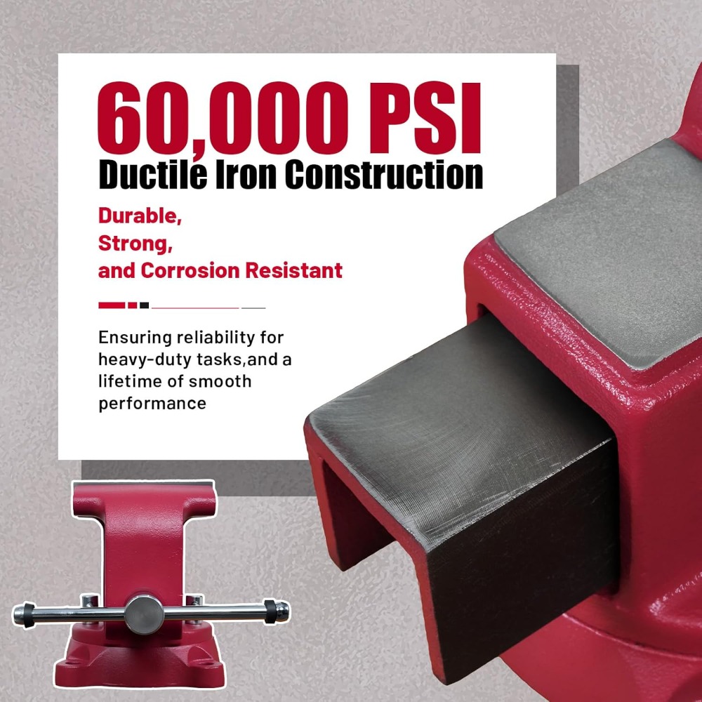 Heavy Duty Bench Vise 360 Degr - Bench Vise Swivel のレビューと価格