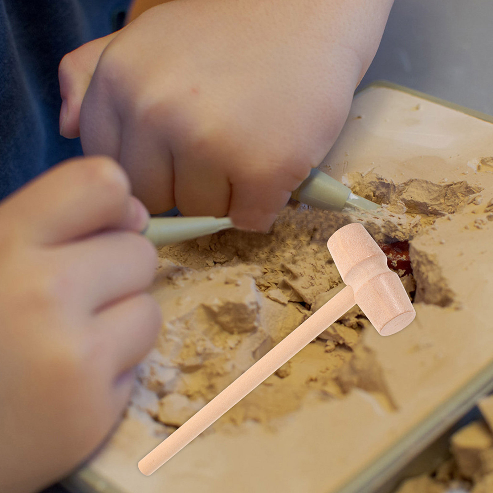 1Set Kids Excavation Tool Kit  - Chisel Set Wood のレビューと価格