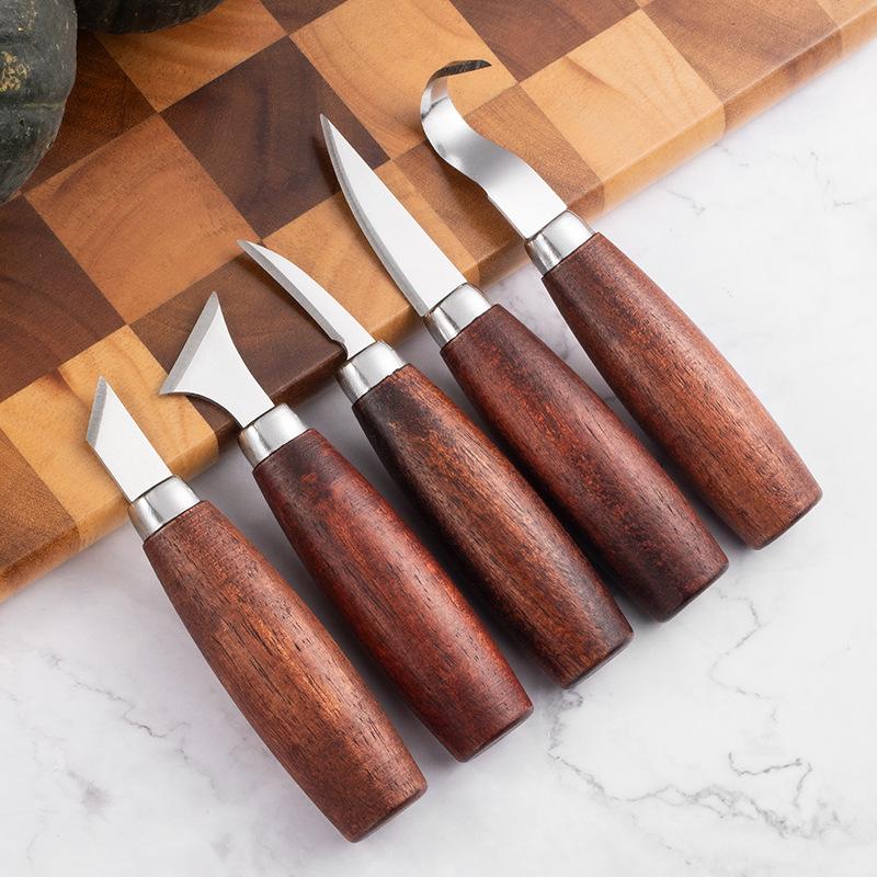 New 5pcs Tools For Wood Carvin - Chisel Set Wood のレビューと価格