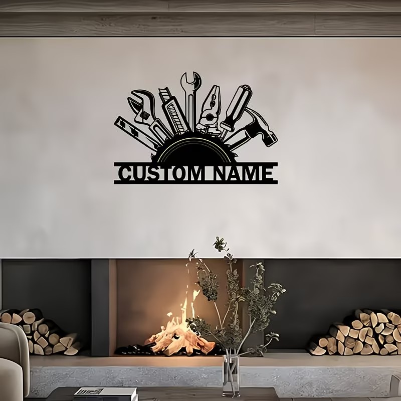 Custom Metal Tool Wall Art - P - Workshop Tools With Name のレビューと価格