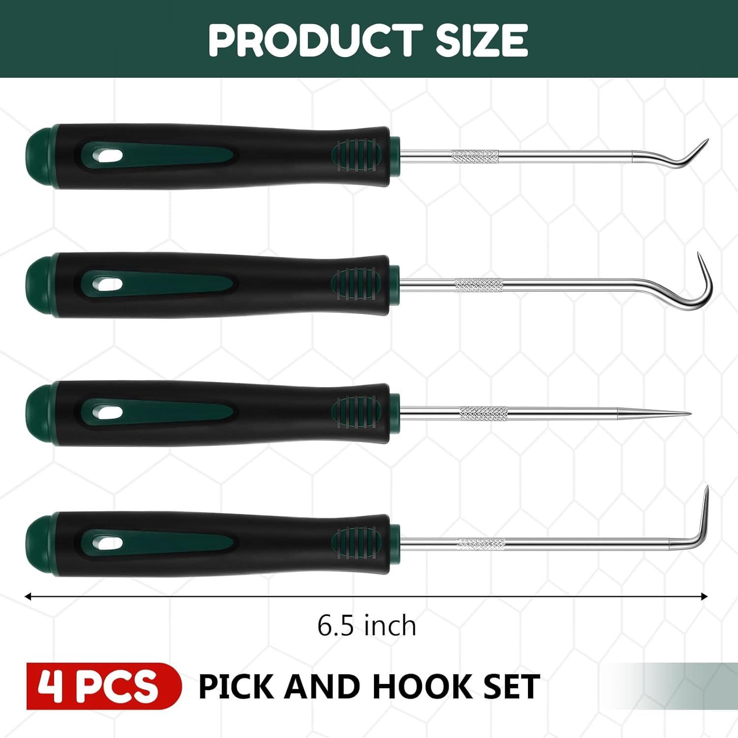 4 Pcs Pick and Hook Set Precis - Workshop Tools Kit のレビューと価格